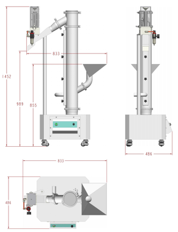 Máquina de polimento de cápsulas de comprimidos totalmente automática JFP-B com classificador